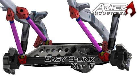 Easy 3 Link Kit F for Artec Trusses Yes Outside Frame Dodge Front Passenger Rear Driver Artec Industries