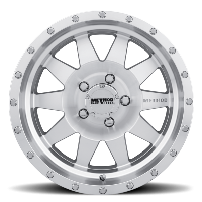 Aluminum Wheels 15x7 The Standard MR301 Bolt Pattern 5 On 114.3 Offset -6 Lip Size 2.36 Machined SL Clear Coat Method