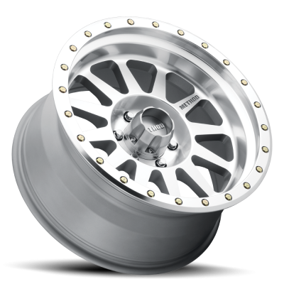 Aluminum Wheels 18x9 Double Standard MR304 Bolt Pattern 6 On 139.7 Offset -12 Lip Size 3.86 Machined SL Clear Coat Method