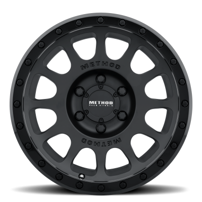 Aluminum Wheels 18x9 NV MR305 Bolt Pattern 5 On 150 Offset 25 Lip Size 1.38 Double Black MB Method