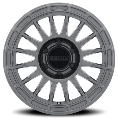 Aluminum Wheels 17x8.5 MR314 Bolt Pattern 6 On 139.7 Offset 0 Lip Size 0 Gloss Titanium GY Method