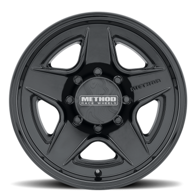 Aluminum Wheels 18x9 MR319 Bolt Pattern 8 On 165.1 Offset 18 Lip Size 1.06 Gloss Black GB Method
