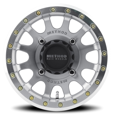Aluminum Wheels 14x7 MR401 Beadlock UTV Bolt Pattern 4 On 156 Offset 38 Lip Size 0.94 Machined Raw Machined SL Method