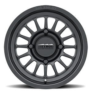 Aluminum Wheels 15x10 MR411 Bead Grip UTV Bolt Pattern 4 On 156 Offset 25 Lip Size 3.23 Matte Black MB Method