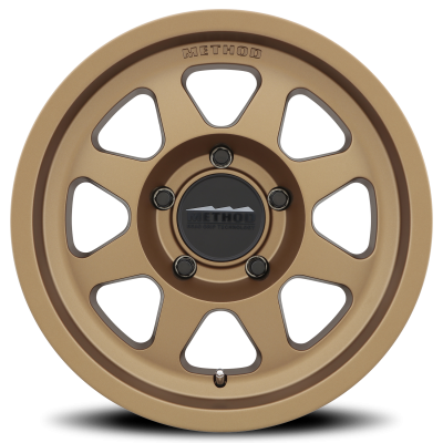 Aluminum Wheels 15x7 Bead Grip MR701 Bolt Pattern 5 On 100 Offset 15 Lip Size 0.91 Method Bronze BRZ Method