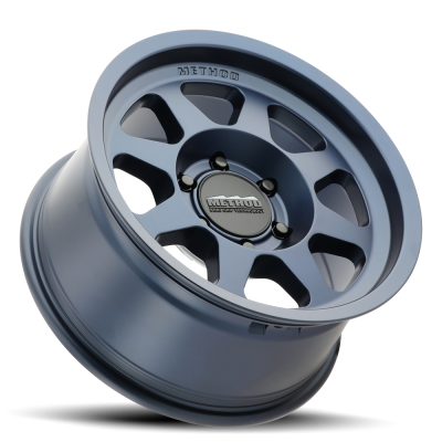 Aluminum Wheels 17x8.5 Bead Grip MR701 Bolt Pattern 6 On 139.7 Offset 0 Lip Size 1.81 Bahia Blue BL Method