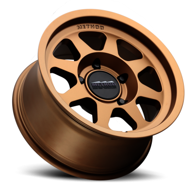 Aluminum Wheels 18x9 Bead Grip MR701 Bolt Pattern 5 On 150 Offset 25 Lip Size 1.81 Method Bronze BRZ Method