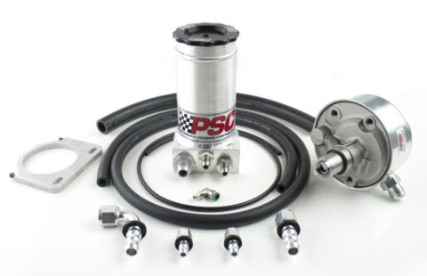 Remote-Fill Power Steering Pump and Remote Reservoir Kit, 1994-2002 Dodge Cummins PSC Performance Steering Components
