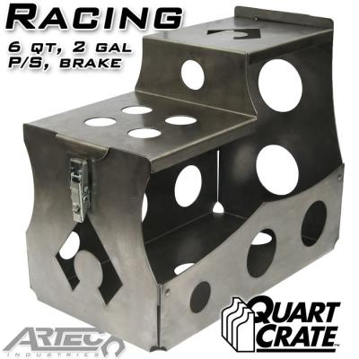 Racing Quart Crate 6 Qts Brake P/S 2 Gallons Artec Industries