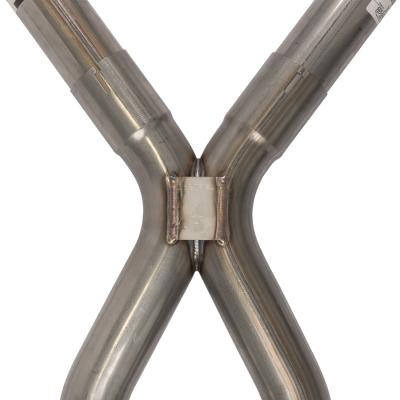 1966-71 Ford Fairlane 2.5 Inch X-Pipe Crossmember Back Rear Exit Exhaust Turbo Pro Mufflers Pypes Performance Exhaust