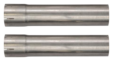 1966-71 Ford Fairlane 2.5 Inch X-Pipe Crossmember Back Rear Exit Exhaust No Mufflers Pypes Performance Exhaust