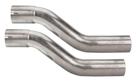 1966-71 Ford Fairlane 2.5 Inch H-Pipe Crossmember Back Rear Exit Exhaust Race Pro Mufflers Pypes Performance Exhaust