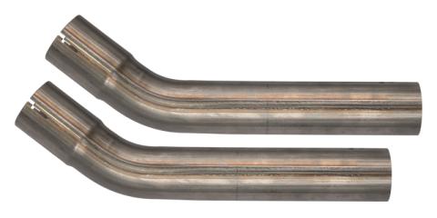 1966-71 Ford Fairlane 2.5 Inch H-Pipe Crossmember Back Rear Exit Exhaust Violator Mufflers Pypes Performance Exhaust