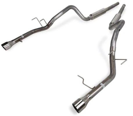 2011-2014 Mustang V6 Mid Muffler Cat Back Exhaust System M-80 Mufflers 409 Stainless Pypes Performance Exhaust