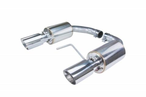 2024 Mustang GT w/o Active Exhaust S650 Platform Street Pro Touring Axle Back Exhaust Kit 304 Stainless Pypes Performance Exhaust