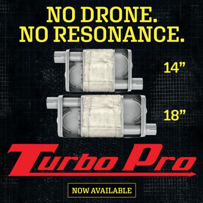 Crossmember Back w/Xchange Exhaust System Split Rear Dual Exit 2.5 in Intermediate And Tail Pipe 18 in Turbo Pro Mufflers/Hardware Incl Tip Not Incl Pypes Exhaust