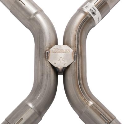 1965-70 Chevy Impala  H-Pipe Crossmember Back Exhaust 409 SS Rear Exit Turbo Pro Mufflers Pypes Performance Exhaust