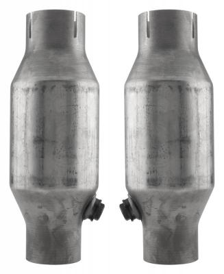 Crossmember Back w/H-Pipe Exhaust System 75-81 F-Body Split Rear Dual Exit 2.5 in Intermediate And Tail Pipe Turbo Pro Mufflers/Hardware Incl Catalytic Converter Incl Pypes Exhaust