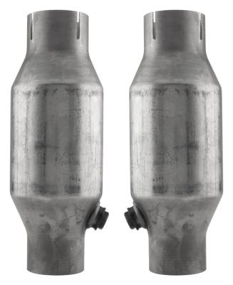 Crossmember Back w/H-Pipe Exhaust System 75-79 Nova Split Rear Dual Exit 2.5 in Intermediate And Tail Pipe Turbo Pro Muffler/Hardware Incl Tip Not Incl Catalytic Converter Incl Pypes Exhaust