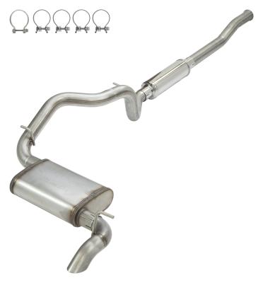 2018-24 Jeep JL High Ground Clearance Quiet Cat-back Exhaust Kit  SJJ25SQ