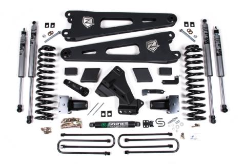 20-21 F-350 Dually 4 Inch Radius Arm Lift Kit Fox Adventure Shocks Gas Zone Offroad
