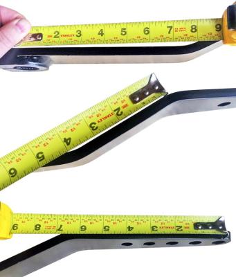 Antirock Fabricated Steel Sway Bar Arms Bent Style 19.25 Inch Long OAL 17.95 Inch C-C 1.7 Inch Offset Bend 5 Holes Includes Stickers Pair RockJock 4x4