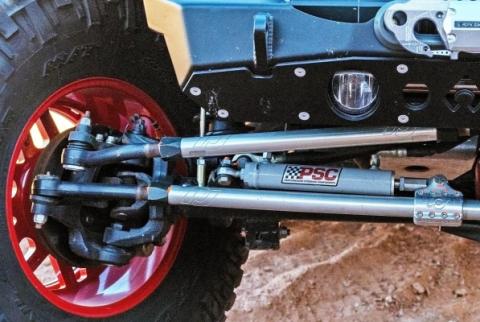 Currectlync Ram Assist Tie Rod Clamp Bracket 7075-T6 Billet Aluminum For 42mm/1 5/8 Inch Tube RockJock 4X4