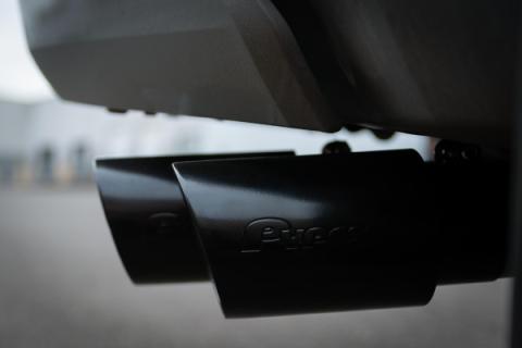 Cat-Back Exhaust System 14-21 Split Side Dual Exit 2.5 in Intermediate And 3 in Tail Pipe Race Pro Mufflers/Hardware Incl Tip Incl Pypes Exhaust