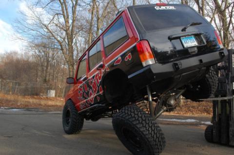 Jeep Cherokee Rear Coil Conversion Axle Bracket Kit 1984-2001 XJ Clayton Off Road