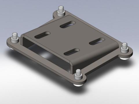 Jeep Wrangler Transfer Case Skid Plate 1997-2006 TJ Clayton Off Road