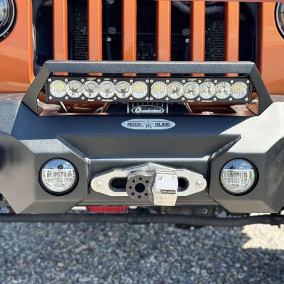 Big Sky Aluminum Mid Front Bumper With Winch Plate Wrangler JK Rock Slide Engineering