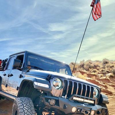 Big Sky Aluminum Stubby Front Bumper With Winch Plate Wrangler JK Rock Slide Engineering