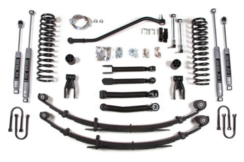 4.5 Inch Lift Kit Jeep Cherokee XJ 84-01 Chrysler 8.25 FOX 2.0 Performance