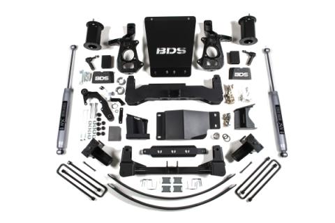 8 Inch Lift Kit Silverado/Sierra 1500 14-18 4WD Cast Steel Fox 2.0 Performance
