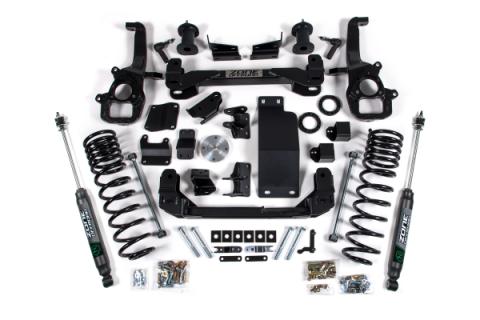 20-23 RAM 1500 4WD 6 Inch Front 5 Inch Rear Lift Kit With OE 22in Wheels Fox Shocks Zone Offroad