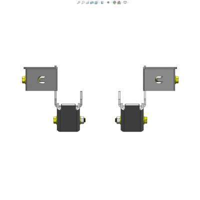 Jeep Rear Long Arm Frame Brackets 2018+, JL Clayton Off Road