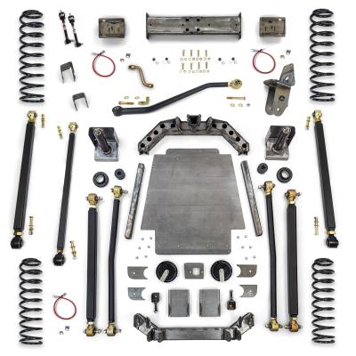 Jeep Cherokee 6.5 Inch Pro Series 3 Link Long Arm Lift Kit W/Rear Coil Conversion 84-01 XJ Clayton Off Road