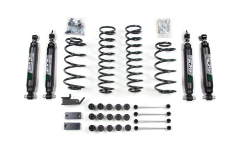 97-06 Jeep Wrangler TJ 4.25 Inch Combo Lift Kit With Discos Nitro Shocks Zone Offroad