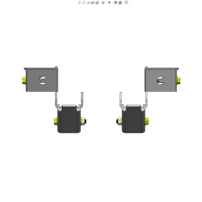Jeep Rear Long Arm Frame Brackets 2018+, JL Clayton Off Road