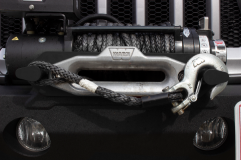 Winch Line Hook Black Fishhook Fishbone Offroad