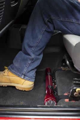 Jeep TJ Front Seat Flashlight Mount Fishbone Offroad