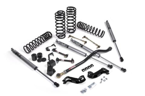 18-24 Jeep Wrangler JL J-Kontrol 3.5 Inch Lift Kit 4 Door w/Fox Adventure Series Shocks HD Rate Coils JSPEC
