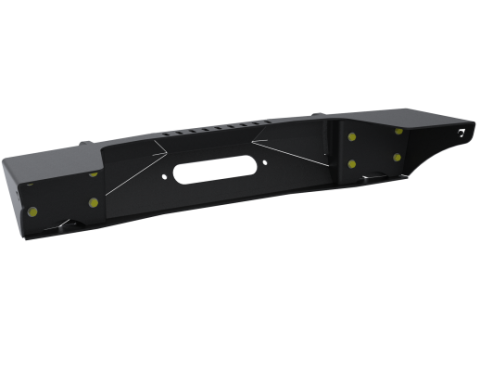 Jeep JL,JT,JK Sentinel Front Bumper - Black Powder Coat Artec Industries