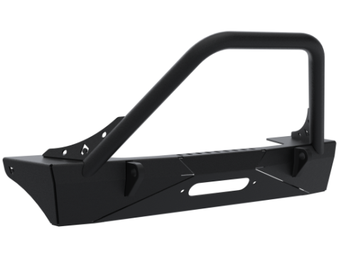 Jeep JL,JT,JK Sentinel Front Bumper with Hoop - Black Powder Coat Artec Industries
