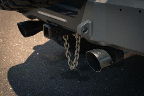 Axle-Back Exhaust System 18-24 Jeep Jl Dual Exit 2.5 Inch Intermediate And Tailpipe Street Pro Muffler Hardware Incl 4 Inch Dual Tips Included Stainless Steel Pypes Exhaust