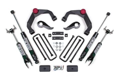 20-24 Silverado/Sierra 2500/3500 HD 3 Inch Adventure Series OE Key 84634344 Without Overloads Fox Adventure Shocks Zone Offroad