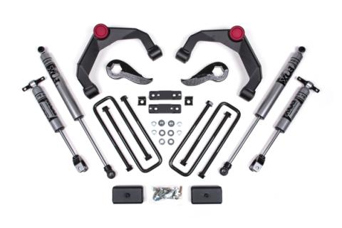 20-24 Silverado/Sierra 2500/3500 HD 3 Inch Adventure Series OE Key 84634344 Without Overloads Fox Adventure Shocks Zone Offroad