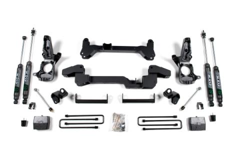01-10 Silverado/Sierra 2500/3500 HD 6 Inch Lift Kit Fox Adventure Shocks Zone Offroad