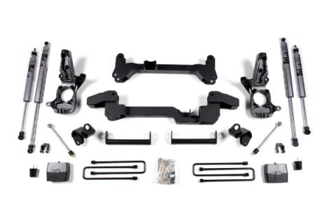 01-10 Silverado/Sierra 2500/3500 HD 6 Inch Lift Kit Fox Adventure Shocks Zone Offroad