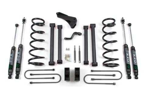 08 Dodge RAM 2500/3500 5 Inch Lift Kit With 4-1/8 Axle With Nitro Shocks Zone Offroad